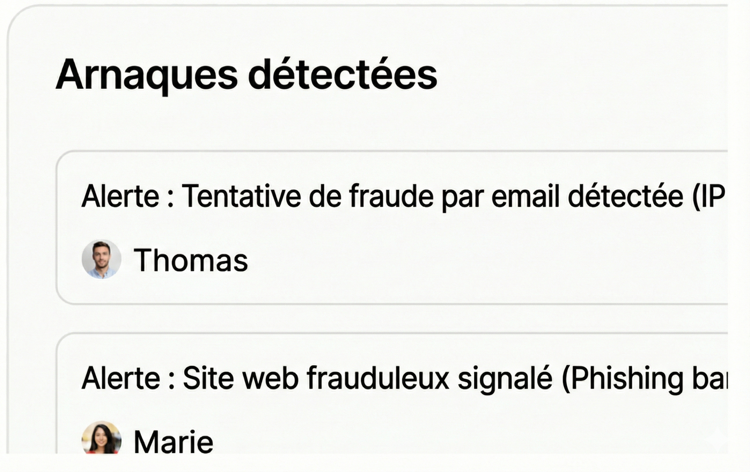 Détection Automatisée interface
